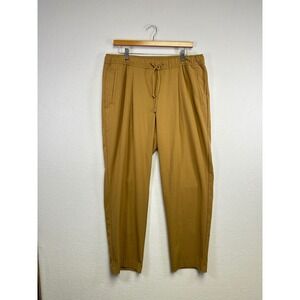 Old Navy Women's High Rise Billie Comfort Waistband Pants‎ Size L Camel